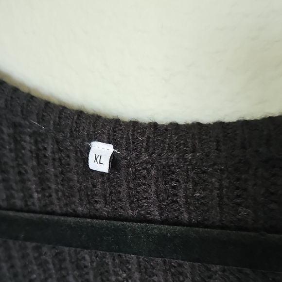 Beauts and Beaus Striped Fall Colored Open Front slouchy Longline Cardigan XL - Picture 3 of 8